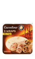 Galettes wrap de blé à garnir Carrefour — photo du produit