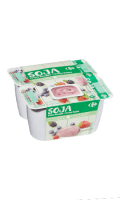 Spécialité de soja aux fruits rouges Carrefour — photo du produit