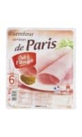 Jambon de Paris à l'étouffée Carrefour — photo du produit