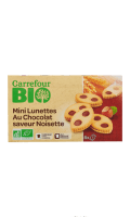 Mini Lunettes Au Chocolat Saveur Noisette Carrefour Bio — photo du produit