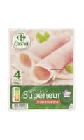 Jambon Le Supérieur avec couenne Carrefour Extra — photo du produit