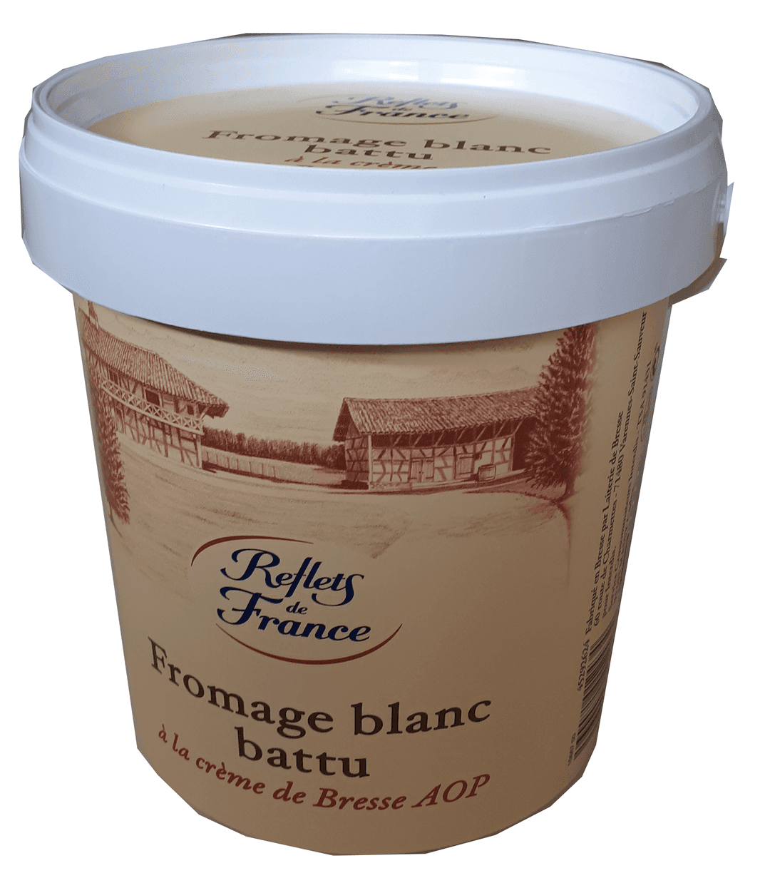 Fromage blanc battu à la crème de Bresse AOP — photo du produit