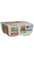 Compotes bébé bio pomme pruneau dès 6 mois Carrefour my Baby Bio — photo du produit