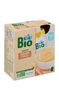 Dessert bébé lacté à la vanille bio Carrefour Baby — photo du produit