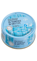 Thon albacore en tranche au naturel Carrefour — photo du produit