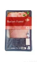 Bacon fumé au bois de hêtre Carrefour — photo du produit