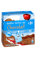 Gourdes goûter laitier au chocolat Carrefour — photo du produit
