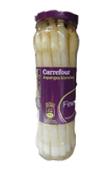 Asperges blanches plus fines Carrefour — photo du produit