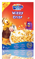 Blé soufflé au miel Wizzy Crisp Carrefour Kids — photo du produit
