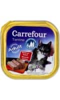 Terrine pour chats au bœuf Carrefour — photo du produit