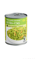 Petits pois carottes à l'étuvée extra-fins Carrefour — photo du produit