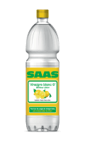 Vinaigre d'alcool blanc aromatisé au citron 6° SAAS — photo du produit