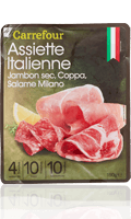 Assiette Italienne Carrefour — photo du produit