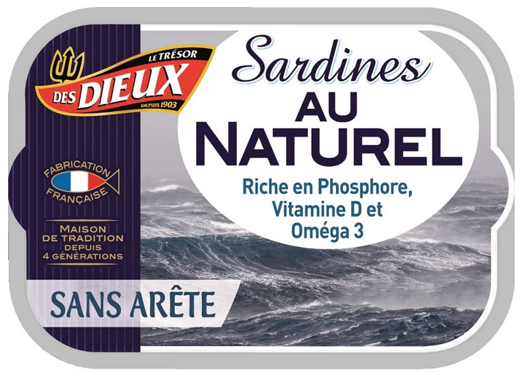 1/6 Sardines au Naturel sans arête — photo du produit