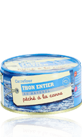 Thon entier au naturel péché à la canne Carrefour — photo du produit