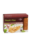 Toasts Fins Sésame Carrefour — photo du produit