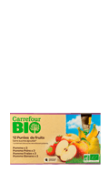 Gourdes de purée de fruits Carrefour Bio — photo du produit