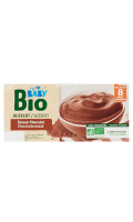 Dessert bébé bio chocolat dès 8 mois Carrefour my Baby Bio — photo du produit