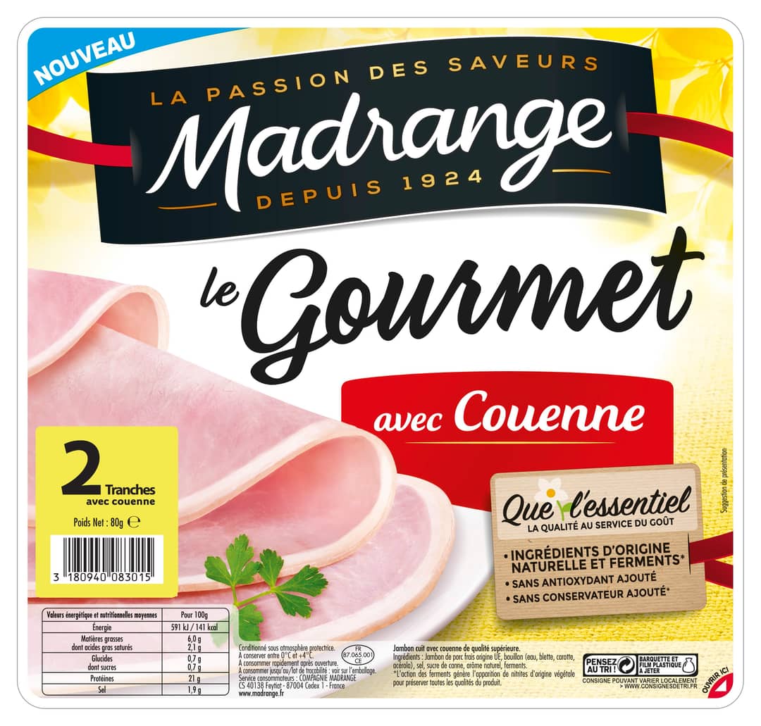 Mon jambon supérieur avec couenne 2T VPF PSA — photo du produit