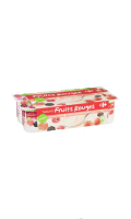 Yaourts aux fruits rouges mixés Carrefour — photo du produit