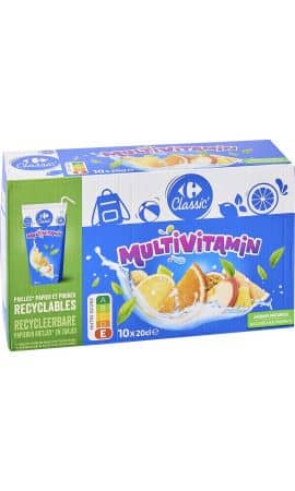 Boisson multivitamines Carrefour Classic' — photo du produit