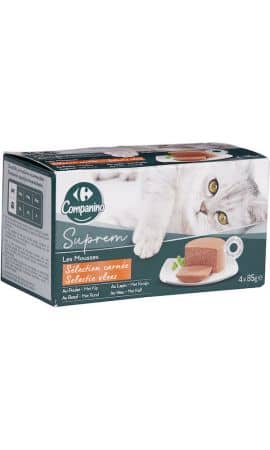 Pâtée pour chat aux viandes Carrefour Companino — photo du produit