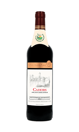 Vin rouge AOC Cahors conversion bio La Cave d'Augustin Florent — photo du produit