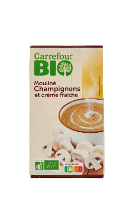 Mouliné champignons crème Carrefour Bio — photo du produit