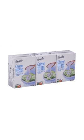 Crème légère fluide 15% MG Simpl — photo du produit