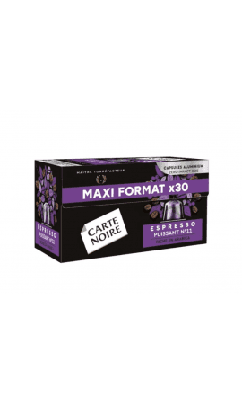 Café capsules Compatibles Nespresso Espresso puissant °11 Carte Noire — photo du produit