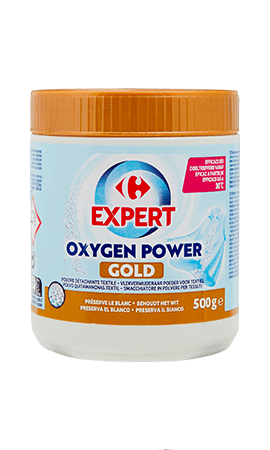 Poudre détachante Oxygen Power Gold Carrefour Expert — photo du produit