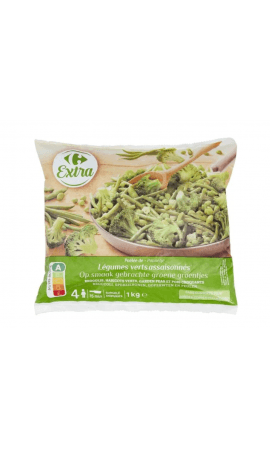 Poêlée légumes verts assaisonnées Carrefour Extra — photo du produit