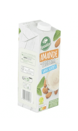 Boisson amande végétal sans sucres Carrefour Sensation — photo du produit