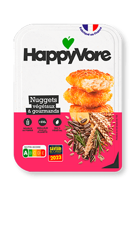 Nuggets végétaux et gourmand HappyVore — photo du produit