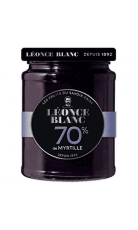 Confiture myrtille 70% Léonce Blanc — photo du produit