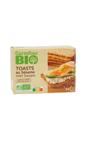 Toasts au sésame Carrefour Bio — photo du produit
