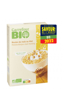 Céréales bio boules au miel Carrefour Bio — photo du produit
