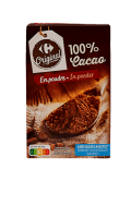 Cacao en poudre 100% cacao Carrefour Original — photo du produit