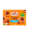 Galette Moelleuse Tigrée coeur chocolat St Michel — photo du produit