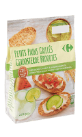 Petits pains grillés complet sans sucres ajoutés Carrefour — photo du produit