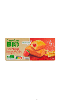 Gâteaux mini pocket à la fraise Carrefour Bio — photo du produit