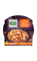 Plat cuisiné à base de tofu, épeautre, butternut et châtaignes Carrefour Veggie — photo du produit