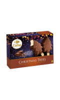 Battonets sapins glacés au chocolat au lait Carrefour Extra — photo du produit