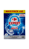 Tablettes lave-vaisselle tout en 1 Maxi Pack x60 Carrefour Expert — photo du produit