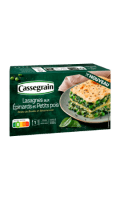 Plat cuisiné lasagnes aux épinards et petits pois Cassegrain — photo du produit