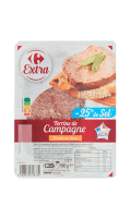 Terrine de campagne taux de sel réduit Carrefour Extra — photo du produit
