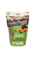Céréales muesli croustillant chocolat caramel noisette sans gluten Bio Charles Vignon — photo du produit