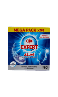 Tablettes lave-vaisselle tout en 1 Mega Pack x90 Carrefour Expert — photo du produit