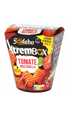 Box Radiatori tomates mozarella Xtrembox Sodebo — photo du produit