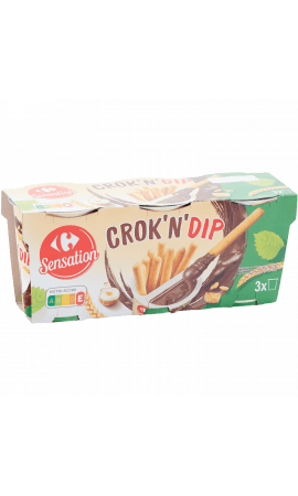 Pâte à tartiner et gressins Carrefour Sensation — photo du produit